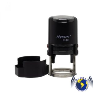 Carimbo Nykon NC40 Redondo Preto (40MM)