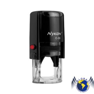 Carimbo Nykon NC30 Redondo Preto (30MM)