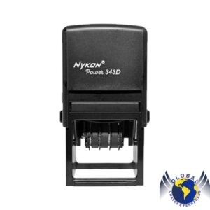 Carimbo Nykon 343 Datador Preto (43X43MM)