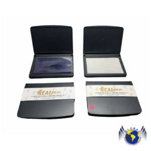 Almofada Para Carimbo De Madeira Real Pen N02 (9,4X5,3CM) Azul