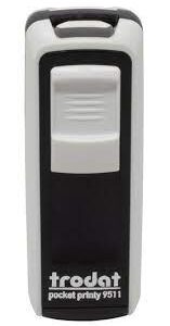 Carimbo Pocket Trodat 9511 Branco (38X14MM)