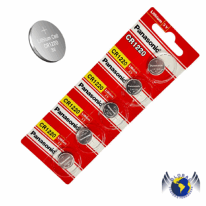 Pilha Bateria Panasonic CR1220 3V C/5UNI. G38A